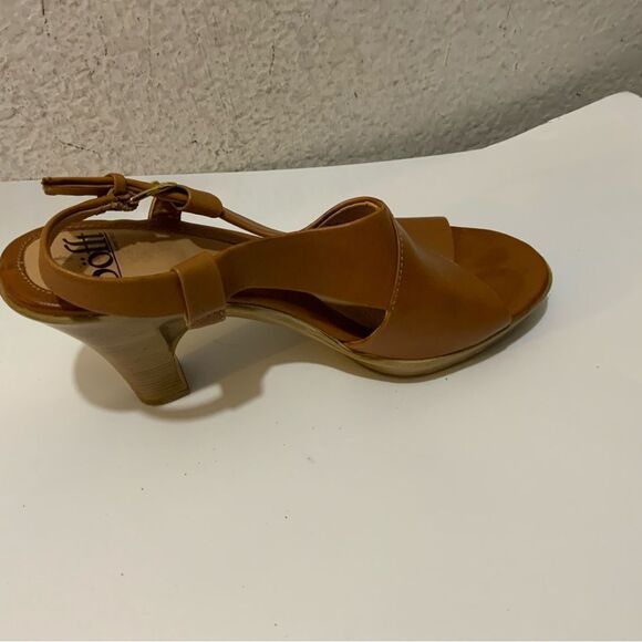 Sofft Womens Sandals Size 6.5 Open Toe Slingback Career Comfort Shoes Heels Tan - Picture 4 of 13